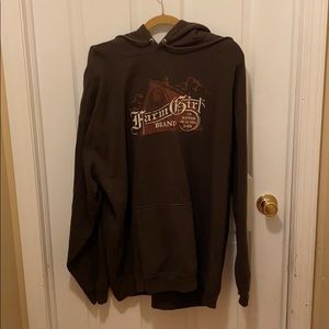 Farm Girl Brown Hoodie
